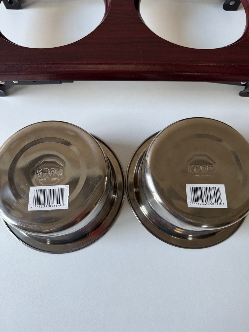SPOT Posture Pro Stainless Steel Adjustable Wood Grain Double Cup Holder Insert - Picture 15 of 15